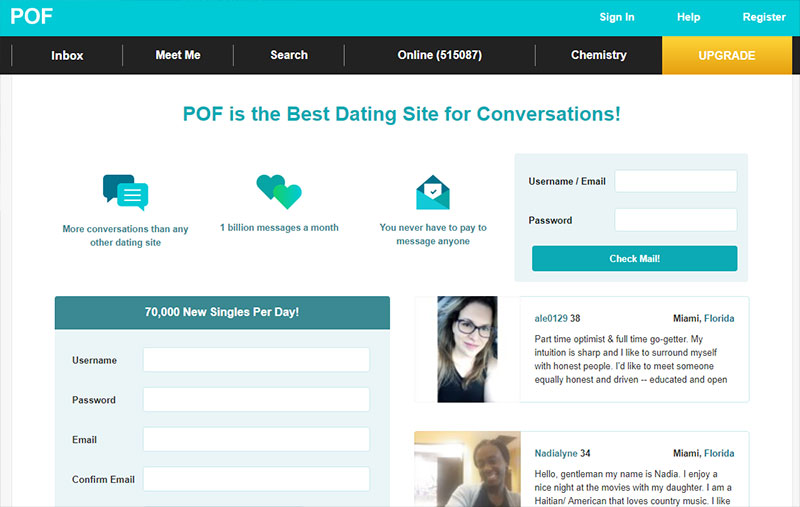 Pof desktop sign in email