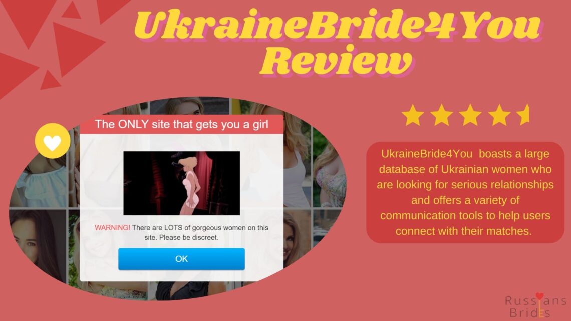 UkraineBride4You boasts a large database of Ukrainian women who are looking for serious relationships and offers a variety of communication tools to help users connect with their matches.